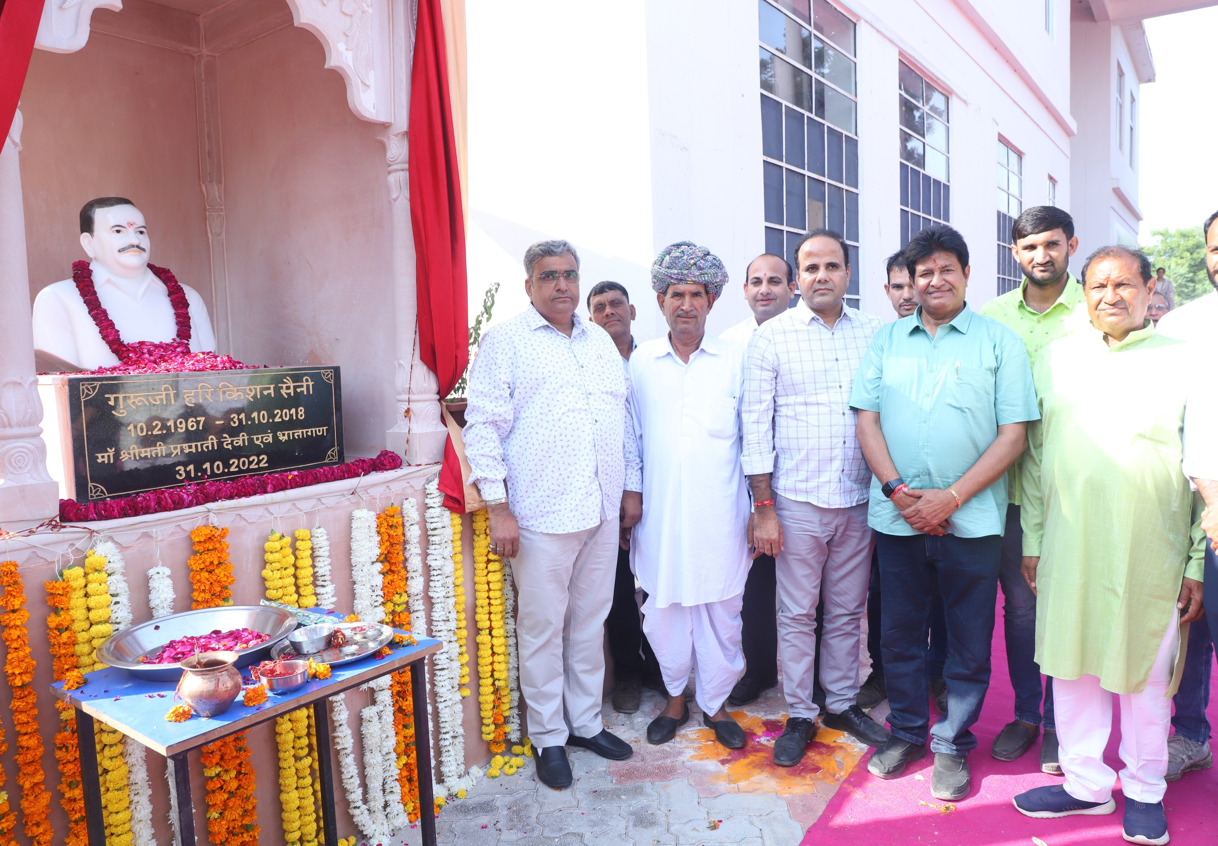 Murti Anwaran of Guruji Hari Kishan Saini